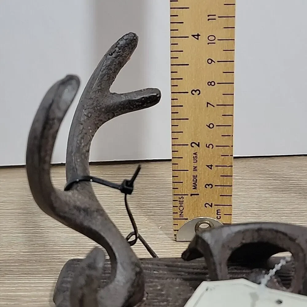 Red Shed Rustic Cast‎ Iron Wall Hanging Antler Style Bottle Opener New